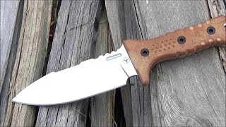 Lengren Rhino Knife Review 92 Sleipner Steel  The Mighty Charge of The Rhino [upl. by Htinek926]