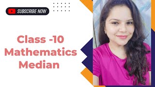 CLASS 10 MATH STATISTICS MEDIAN [upl. by Fausta]