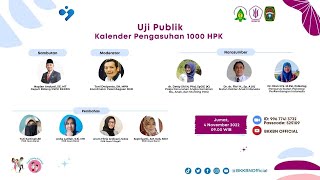 Uji Publik Kalender Pengasuhan 1000 HPK [upl. by Bourque]