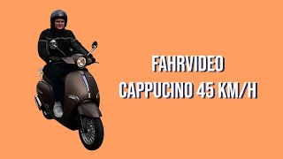 Fahrvideo Motorroller Cappucino 50 ccm 45 kmh [upl. by Hung498]