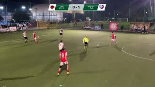 3ª giornata  Lega Calcio a 8  Serie B  Atletico Alberone  TS Zerosei  highlights [upl. by Tsiuqram]