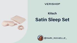 Kitsch Satin Sleep Set Review [upl. by Love]