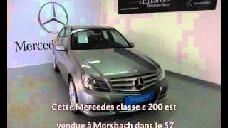 Mercedes classe c 200 occasion visible à Morsbach présentée par Paul kroely etoile forbach [upl. by Laikeze795]