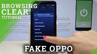 How to Clear Browsing History on FAKE OPPO  Reset Browser Data [upl. by Kcinnay]