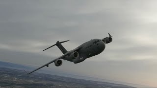 2010 Alaska USAF C17 crash animation [upl. by Pare223]