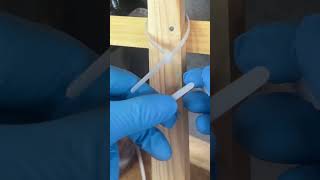 Dont forget this tip The easy way to fasten a crosspiece using a zip tie [upl. by Diella751]