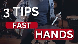 Learn these THREE TIPS FOR FAST HANDS [upl. by Elrak]