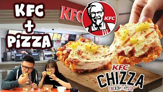 KFC PIZZA Aneh  Enak  Review Jujur KFC Mini Chizza [upl. by Gnod]