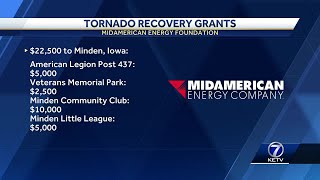 MidAmerican Energy Foundation tornado recovery grants [upl. by Anelle]