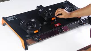 Prestige Svachh Gas Stove – India’s first and only gas stove with easy clean design [upl. by Nosle]