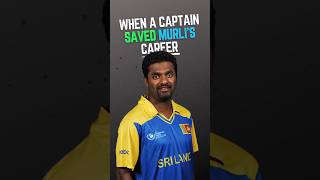 When A Captain Saved Murlis Career cricket murlidharan [upl. by Aninep]