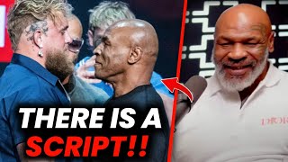 Mike Tyson ACCIDENTALLY Reveals Jake Paul Fight Is SCRIPTED WATCH BEFORE DELETED [upl. by Enelram]