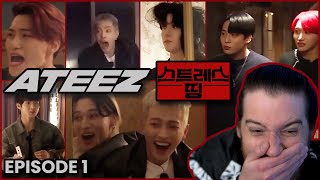 ATEEZ Stressor Things  Ep 1  REACTION [upl. by Minor192]