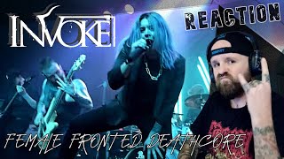 Female Fronted Deathcore  Invoke  Wanderers  Reaction [upl. by Yraeht]