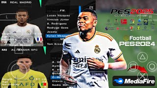 PES EFOOTBALL 2024 UCL PPSSPP DOWNLOAD MEDIAFIRE PES 25 PPSSPP EFOOTBALL 2025 PPSSPP via MEDIAFIRE [upl. by Wylie934]