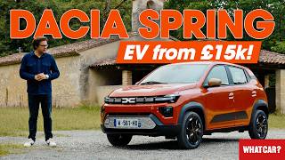 NEW Dacia Spring review – the CHEAP electric car we’ve been waiting for  What Car [upl. by Ellesig776]