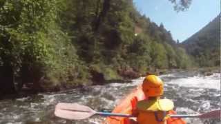 Canoe Parcours Les Vignes  Le Rozier 12 km camping le randonneur [upl. by Aeki]