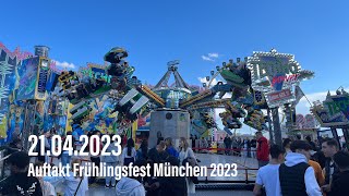 Eröffnung 57 Frühlingsfest München 2023  Impressionen von der Theresienwiese am 21042023 [upl. by Ohcamac317]