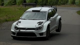 JariMatti Latvala Test Germany 2014Volkswagen Polo R WRC [upl. by Adia]