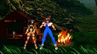 Mugen  Arina Makihara Vs Lucy Fernandez 2 Rounds Kof Fight [upl. by Fassold975]