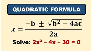 How to Solve Quadratic Equations using Quadratic Formula Math Teacher Gon [upl. by Ahsihat]