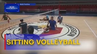 Sitting volleyball para sa mga may kapansanan  MukhaNgBalita [upl. by Hoenack23]