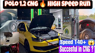 Polo CNG  High Speed Run  150 Speed [upl. by Neih7]