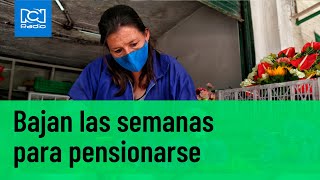 Mujeres tendrán que cotizar menos semanas para la pensión [upl. by Sucirdor]