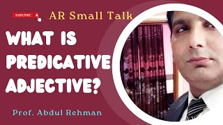 What is a Predicative Adjective [upl. by Aihsetal606]