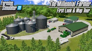 Millennial Farmer MF Farms  Map Preview  Farming Simulator 22 [upl. by Lleynod610]