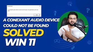 A Conexant audio device could not be found The application will now exit 2022  TechPointPk [upl. by Ahsatal]