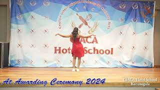 students performance at award ceremony 2024 ciaca hotel school [upl. by Waddle602]