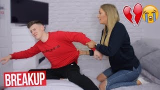 BREAK UP PRANK ON MY GIRLFRIEND GONE WRONG [upl. by Zeba167]