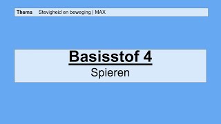 VMBO HAVO 1  Stevigheid en beweging  4 Spieren  8e editie  MAX [upl. by Valonia]