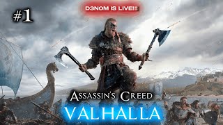 AC VALHALLA 1  D3N0M IS LIVE  assassinscreed live [upl. by Ogaitnas]