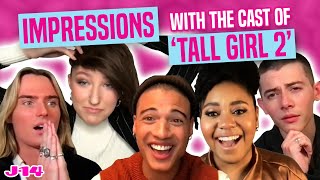 Netflix Tall Girl 2 Cast Does Impressions — Justin Bieber Ariana Grande and More [upl. by Wayland]