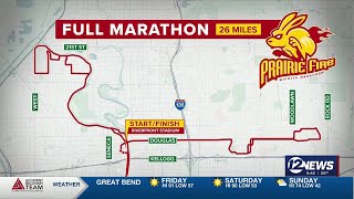 New course highlights 45th Prairie Fire Marathon [upl. by Aillemac558]