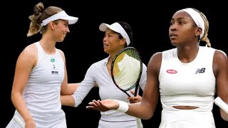 Hsieh SuWei  Elise Mertens vs Jessica Pegula  Coco Gauff  Doubles  Wimbledon 2024 [upl. by Hayotal]