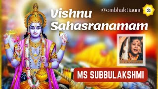 Vishnu Sahasranamam  MS Subbulakshmi  lyrics [upl. by Ut]