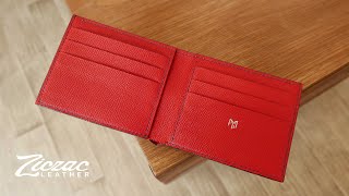 Handmade Luxury Hermes Crocodile wallet style I Ziczac Leather Handmade [upl. by Eilrebma687]