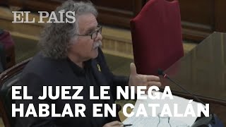 TARDÀ en el JUICIO del PROCÉS quotHablaré en CATALÁN para responder a VOXquot [upl. by Shipman]