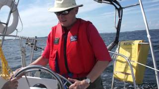 Learning to sail upwind with Mike Whitehouse [upl. by Asiil148]