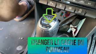 tuto changer enjoliveur pommeau de sélecteur de vitesse DSG7 [upl. by Yenatirb]