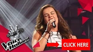 Annemarie Brohm – What’s Up The Blind Auditions  The voice of Holland 2016  Ma [upl. by Luar]