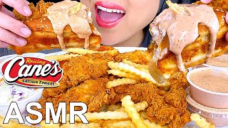 ASMR FRIED CHICKEN TENDERS RAISING CANES HACK MUKBANG EATING SOUNDS Eating Show ASMR Phan [upl. by Ready]