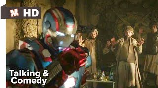 Iron Man 3 Hindi Talking amp Comedy Scene [upl. by Alcott]