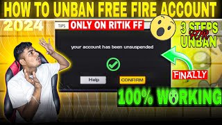 how to recover free fire suspended account today free fire suspended id ko unban kaise kare  🤯😯 [upl. by Ranjiv693]