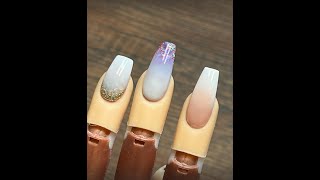 Free Nail Class  3 Different Ways to Ombré Acrylic Nails for Beginners [upl. by Standford]