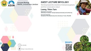 Guest Lecture Bryology Jurusan biologi [upl. by Dolloff]