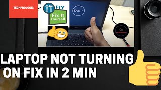 Laptop is not turning on How to quick fix Any Laptop That Wont Turn On  Dell Latitude 3490 [upl. by Howzell]